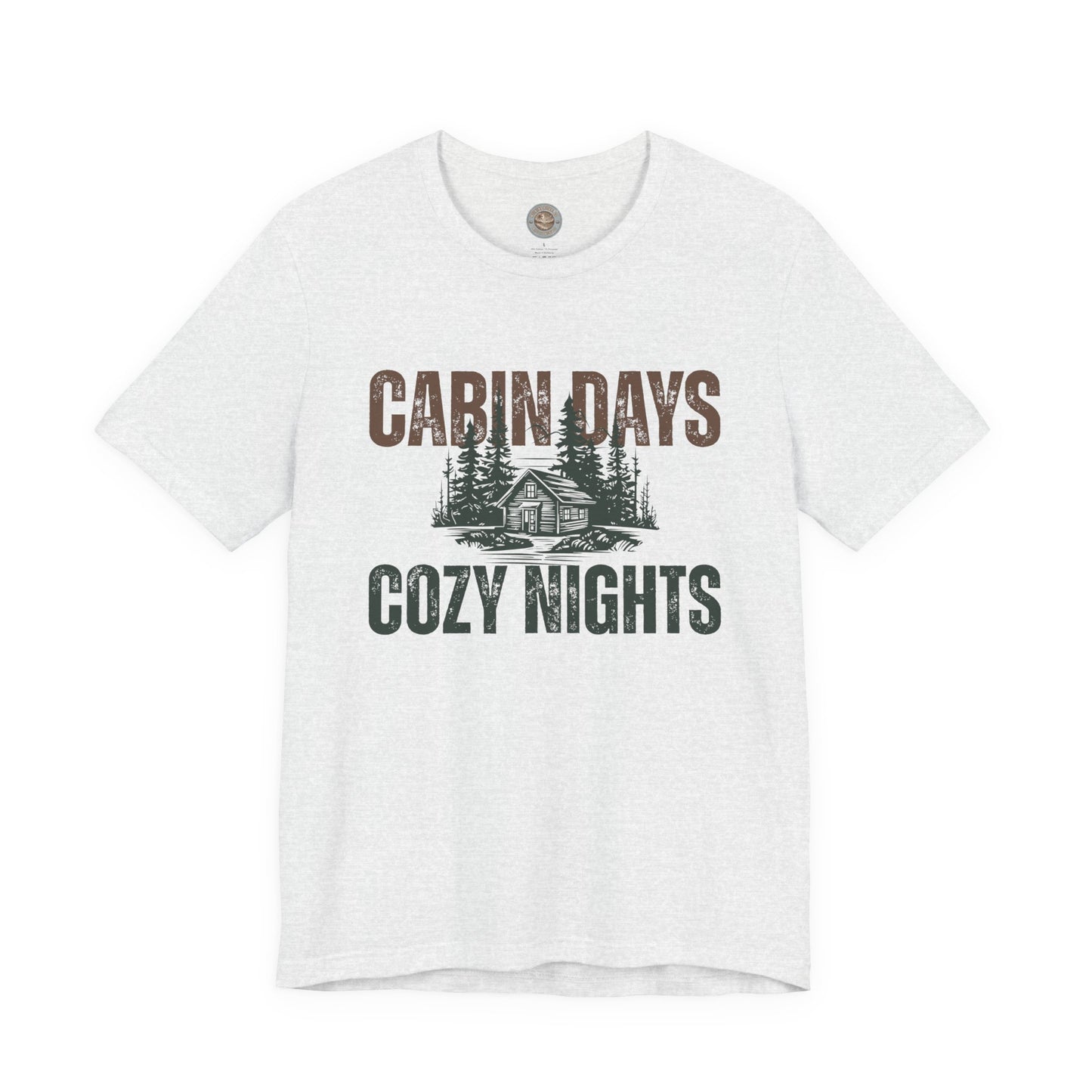 Cabin Days Cozy Nights Retro Tee — Vintage Mountain Outdoors T-Shirt