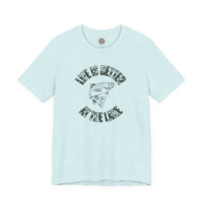 Life Is Better at the Lake Retro Fish Tee