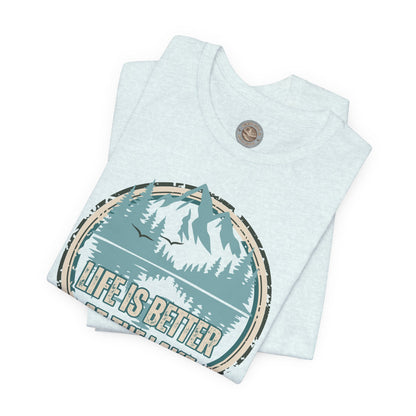 Life Is Better at the Lake Retro Badge T-Shirt