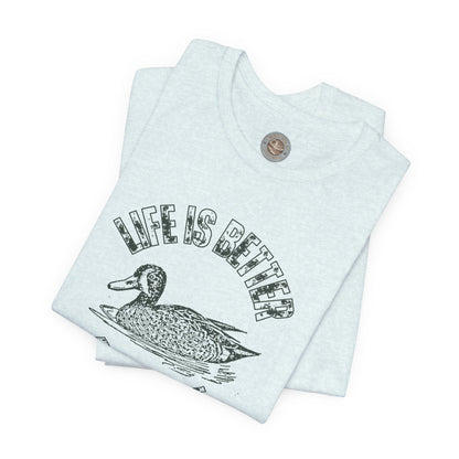 Life Is Better at the Lake Retro Duck Tee