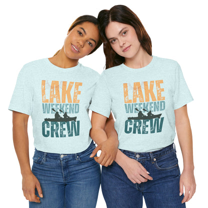 Lake Weekend Crew Paddle Edition Retro Letter Block Tee — Lake Weekend T-Shirt