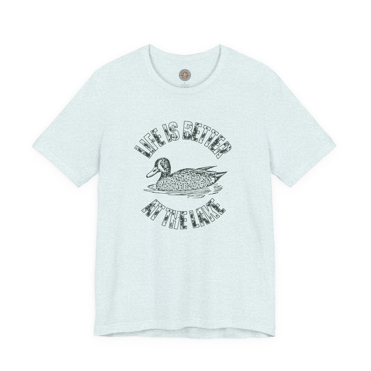 Life Is Better at the Lake Retro Duck Tee