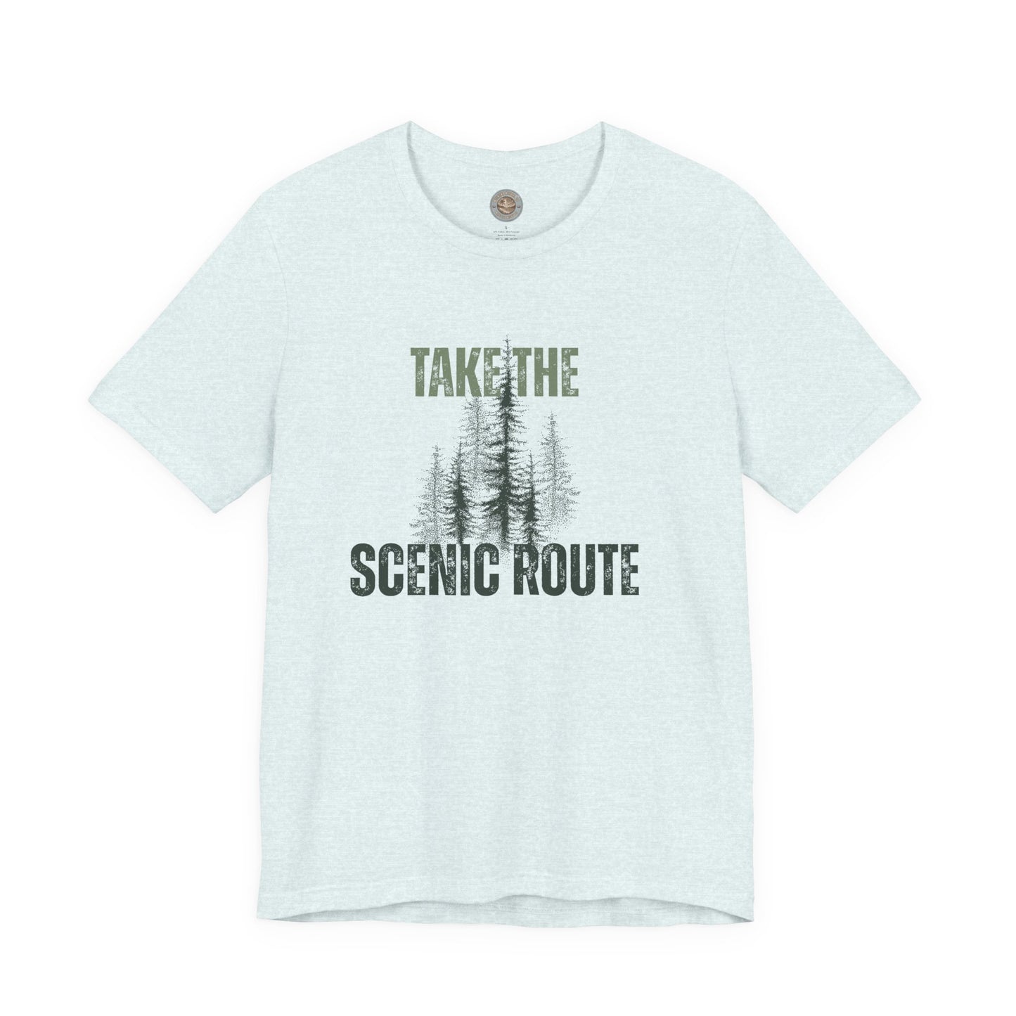 Take the Scenic Route Retro Tee — Vintage Outdoor Adventure T-Shirt