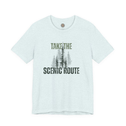 Take the Scenic Route Retro Tee — Vintage Outdoor Adventure T-Shirt