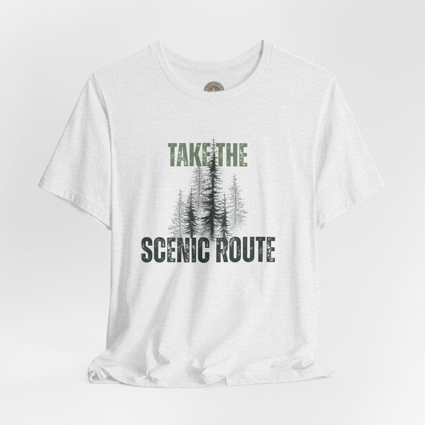 Take the Scenic Route Retro Tee — Vintage Outdoor Adventure T-Shirt