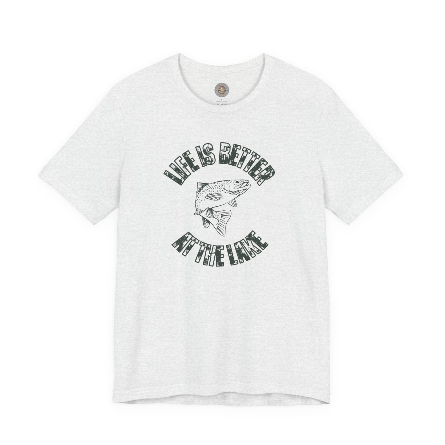 Life Is Better at the Lake Retro Fish Tee