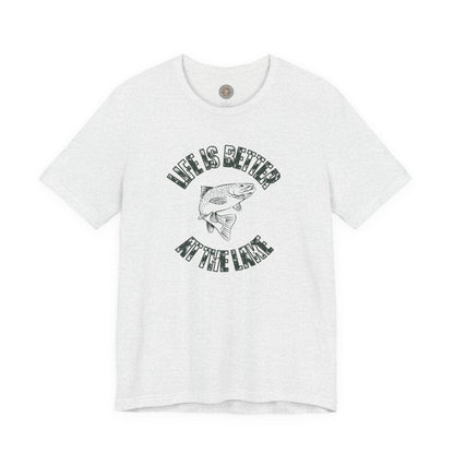 Life Is Better at the Lake Retro Fish Tee