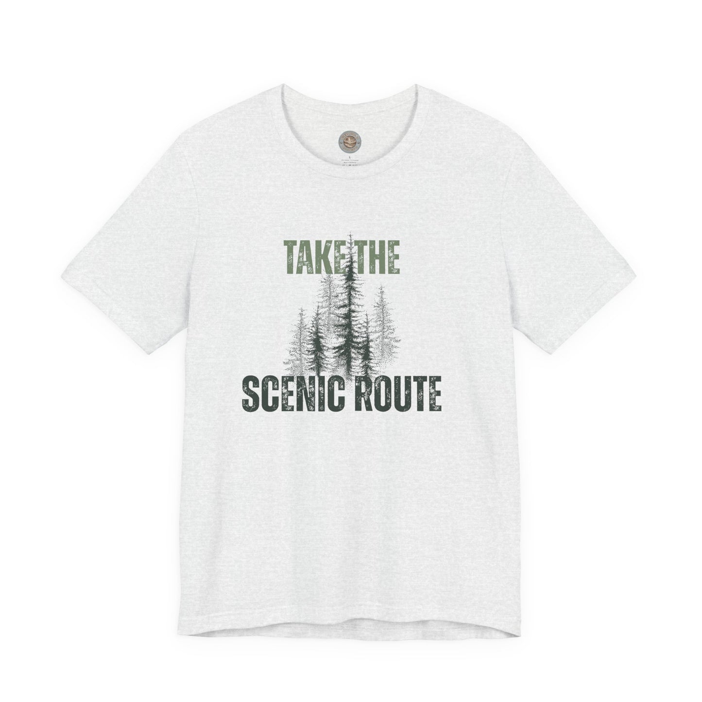 Take the Scenic Route Retro Tee — Vintage Outdoor Adventure T-Shirt