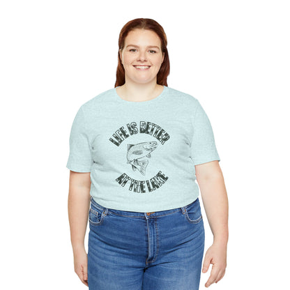 Life Is Better at the Lake Retro Fish Tee