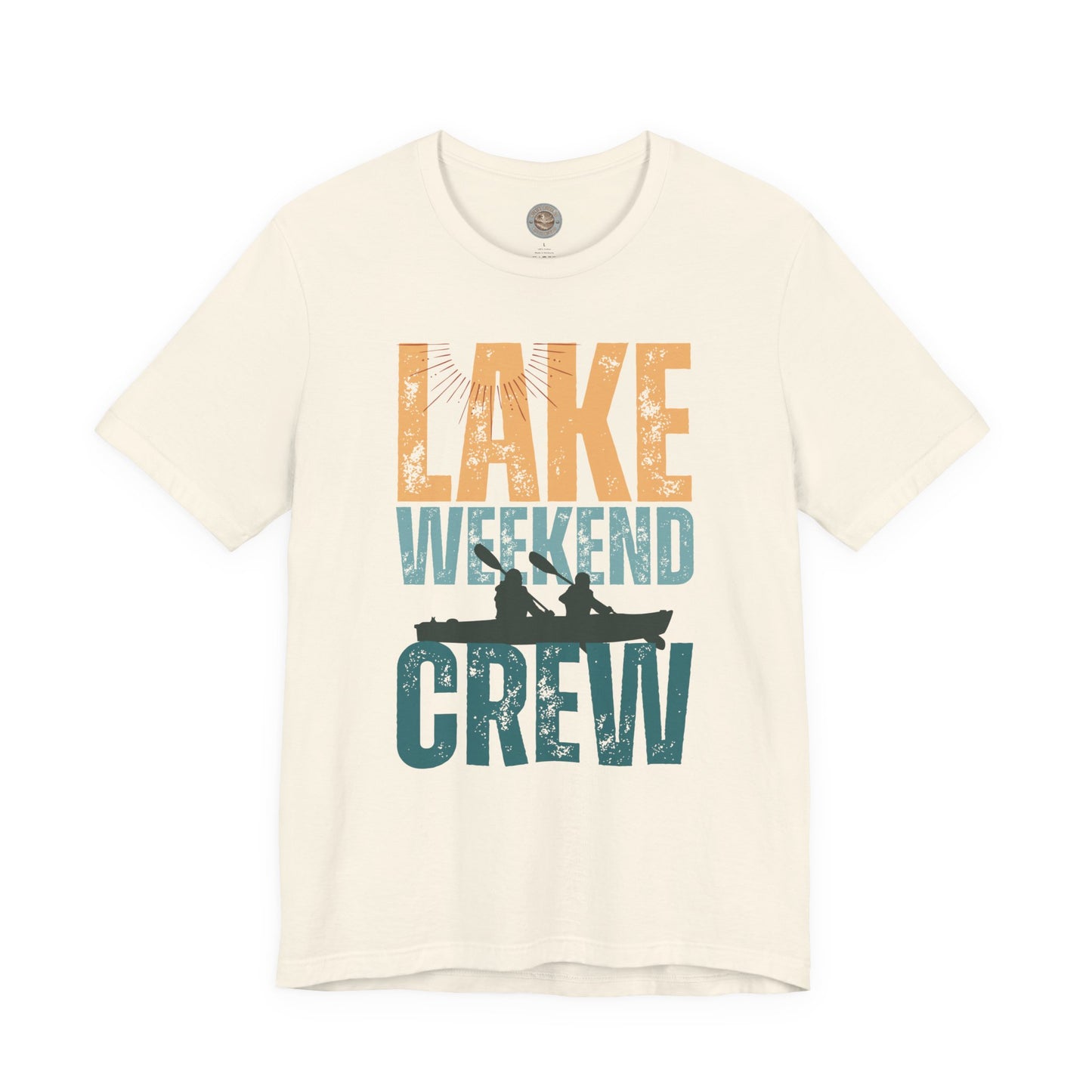 Lake Weekend Crew Paddle Edition Retro Letter Block Tee — Lake Weekend T-Shirt