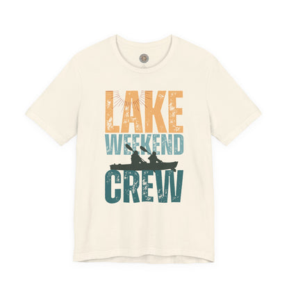 Lake Weekend Crew Paddle Edition Retro Letter Block Tee — Lake Weekend T-Shirt