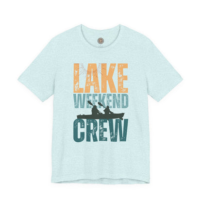 Lake Weekend Crew Paddle Edition Retro Letter Block Tee — Lake Weekend T-Shirt