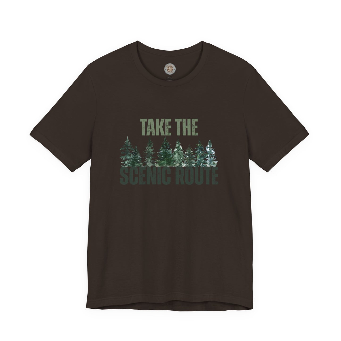 Take the Scenic Route Retro Tee — Vintage Outdoor Adventure T-Shirt