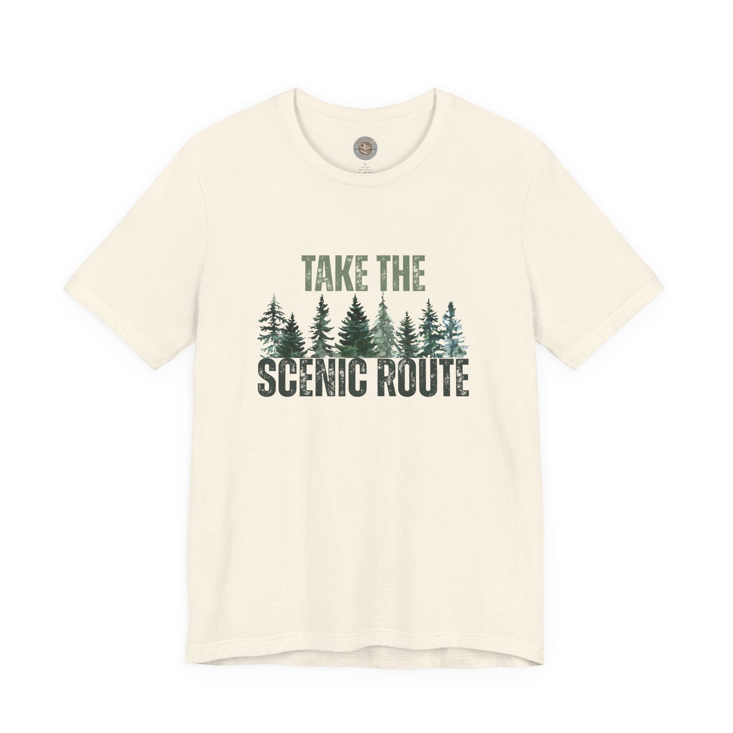 Take the Scenic Route Retro Tee — Vintage Outdoor Adventure T-Shirt