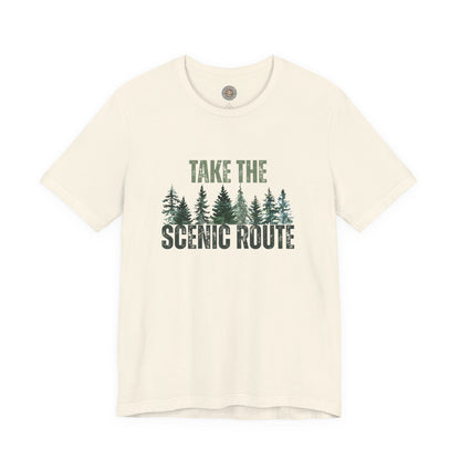 Take the Scenic Route Retro Tee — Vintage Outdoor Adventure T-Shirt