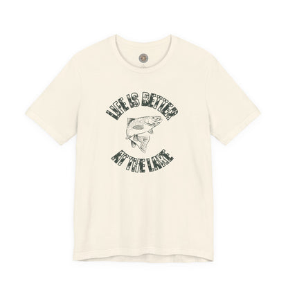 Life Is Better at the Lake Retro Fish Tee