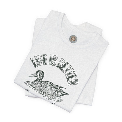 Life Is Better at the Lake Retro Duck Tee
