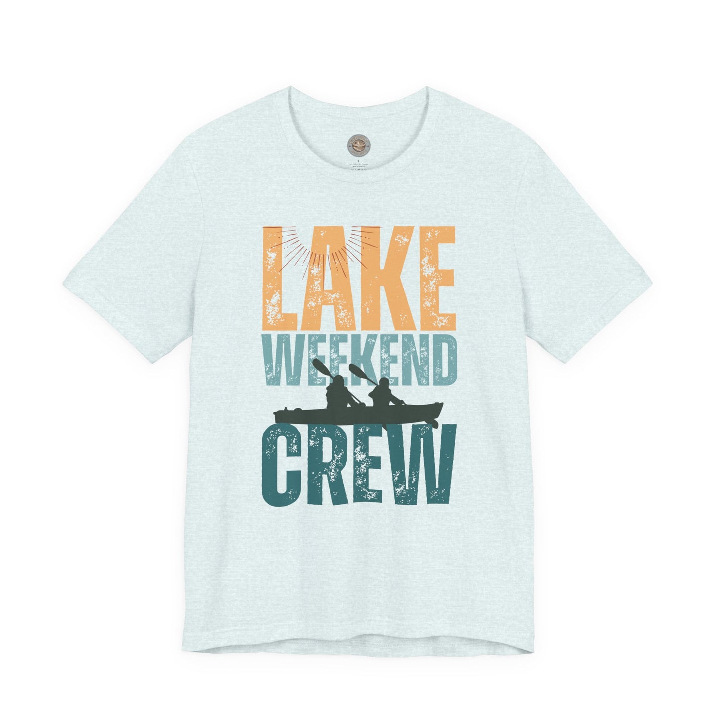 Lake Weekend Crew Paddle Edition Retro Letter Block Tee — Lake Weekend T-Shirt