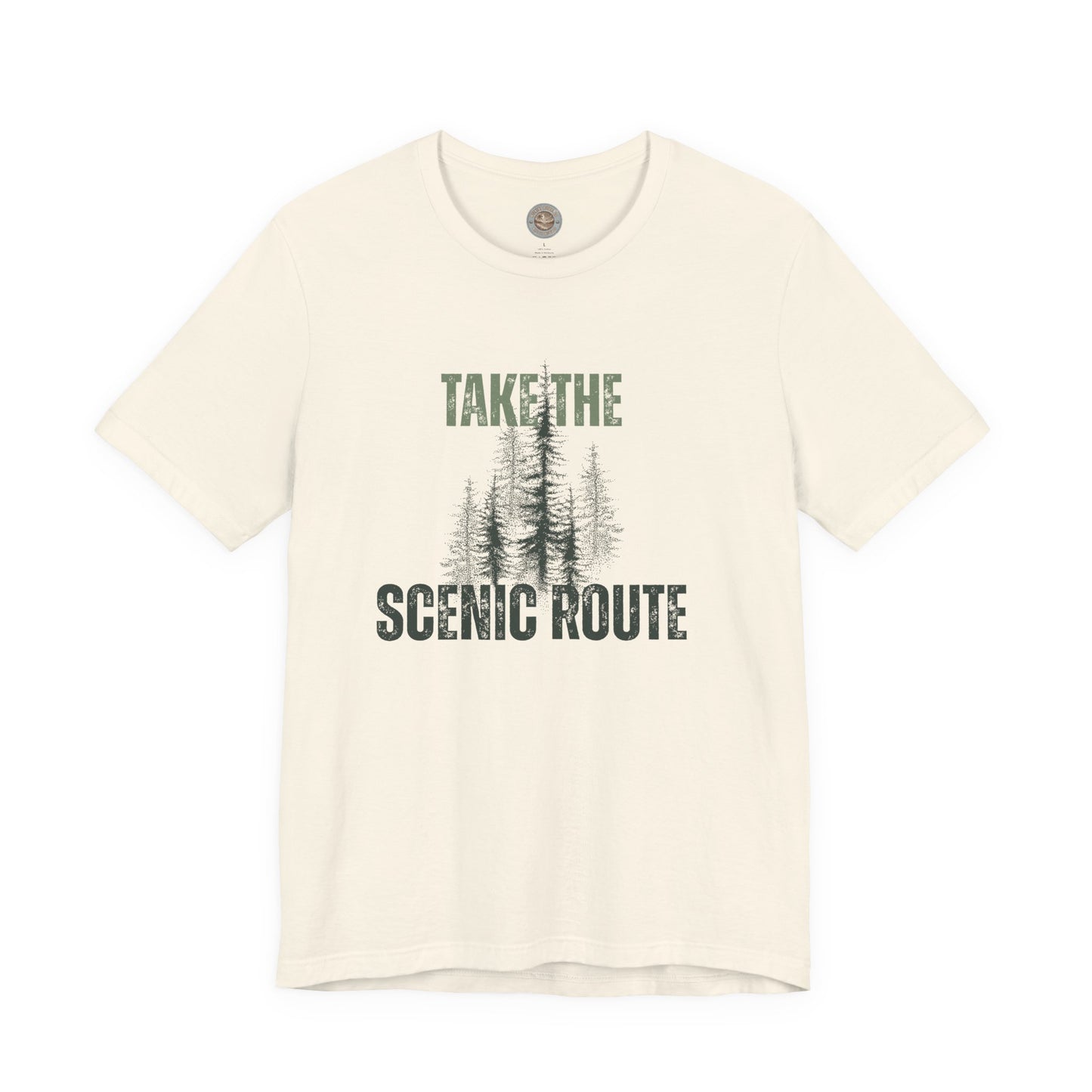Take the Scenic Route Retro Tee — Vintage Outdoor Adventure T-Shirt