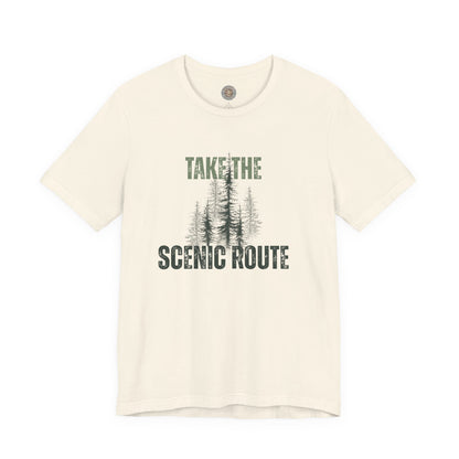 Take the Scenic Route Retro Tee — Vintage Outdoor Adventure T-Shirt