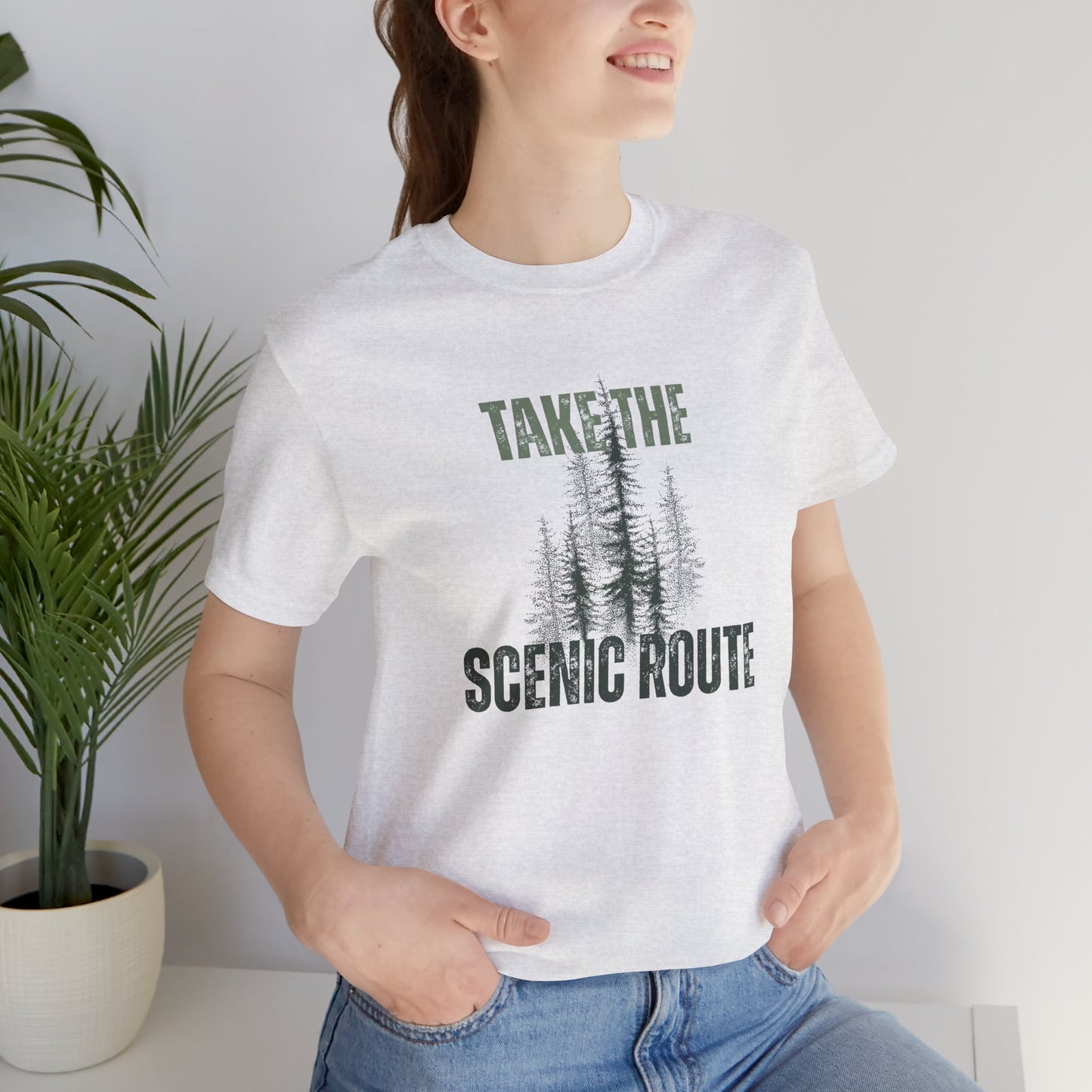 Take the Scenic Route Retro Tee — Vintage Outdoor Adventure T-Shirt