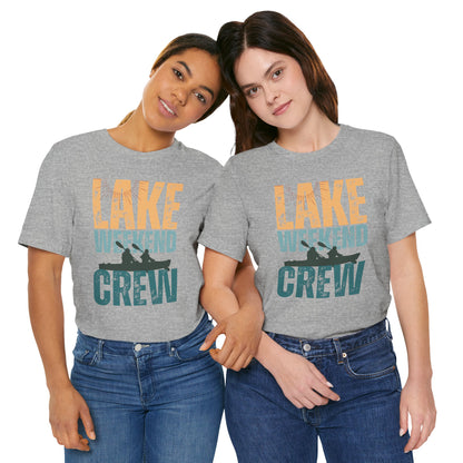 Lake Weekend Crew Paddle Edition Retro Letter Block Tee — Lake Weekend T-Shirt