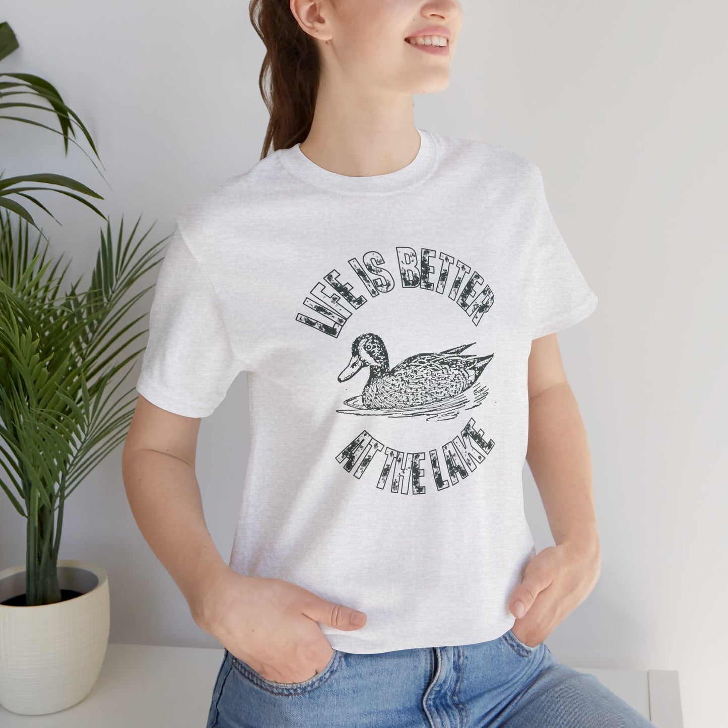 Life Is Better at the Lake Retro Duck Tee