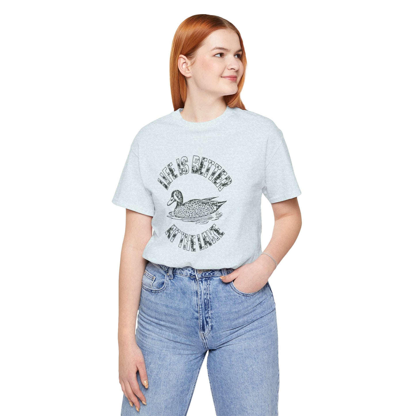 Life Is Better at the Lake Retro Duck Tee