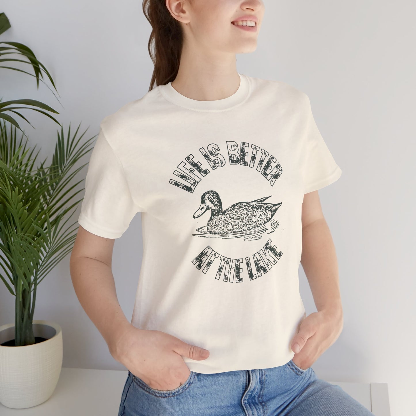 Life Is Better at the Lake Retro Duck Tee