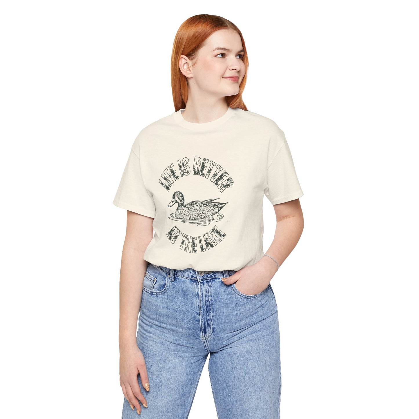 Life Is Better at the Lake Retro Duck Tee