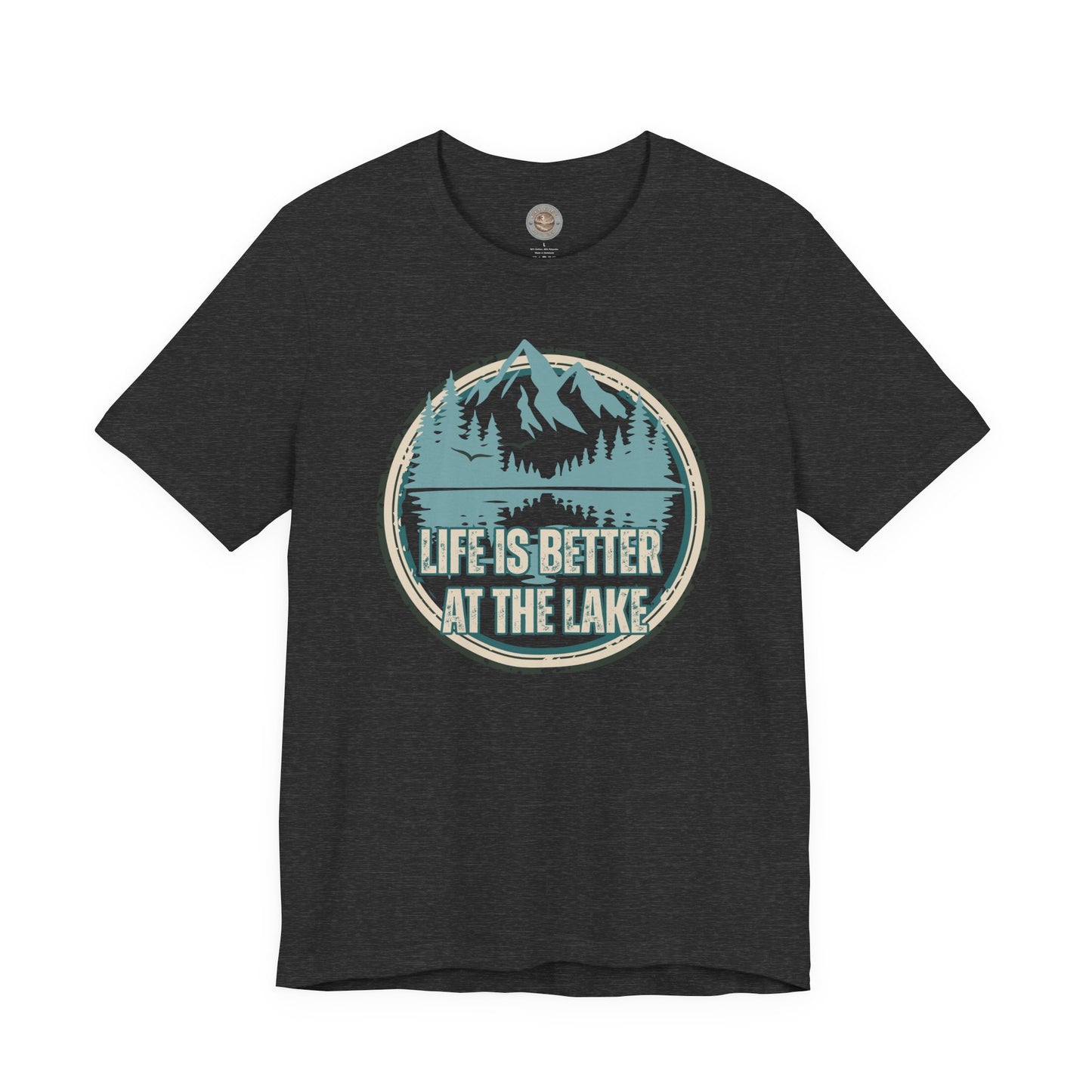 Life Is Better at the Lake Retro Badge T-Shirt