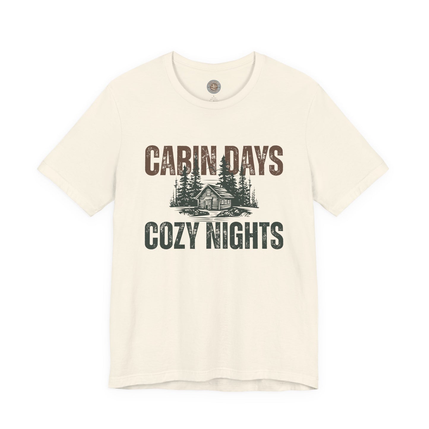 Cabin Days Cozy Nights Retro Tee — Vintage Mountain Outdoors T-Shirt