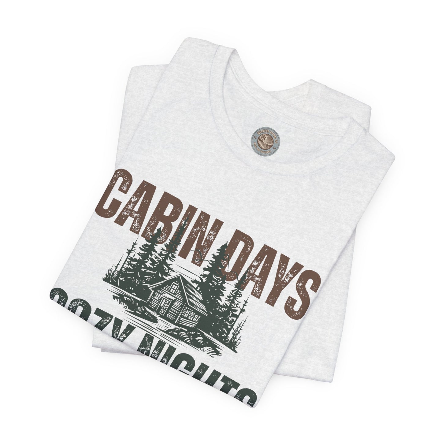 Cabin Days Cozy Nights Retro Tee — Vintage Mountain Outdoors T-Shirt