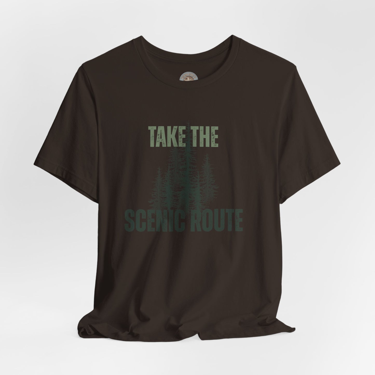 Take the Scenic Route Retro Tee — Vintage Outdoor Adventure T-Shirt