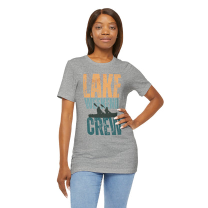 Lake Weekend Crew Paddle Edition Retro Letter Block Tee — Lake Weekend T-Shirt
