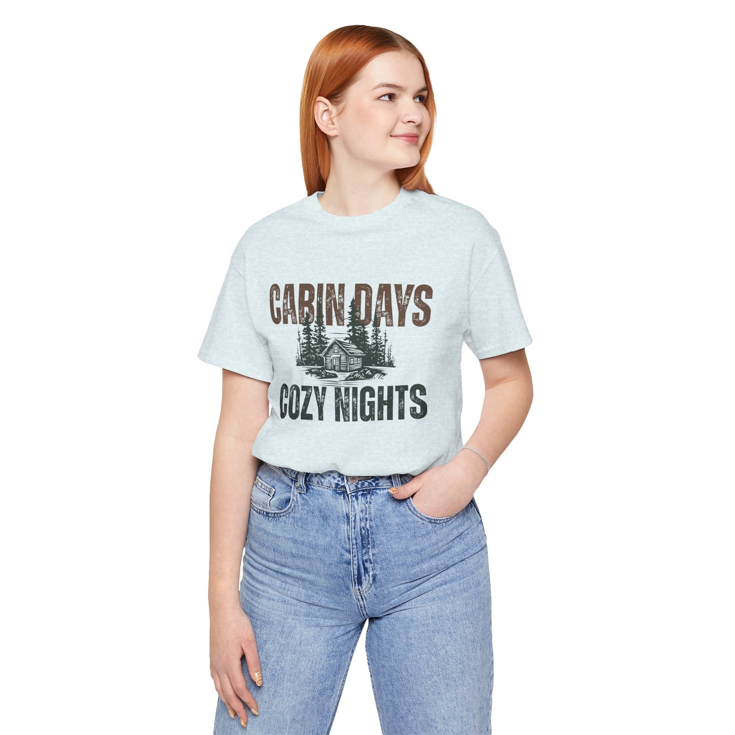 Cabin Days Cozy Nights Retro Tee — Vintage Mountain Outdoors T-Shirt