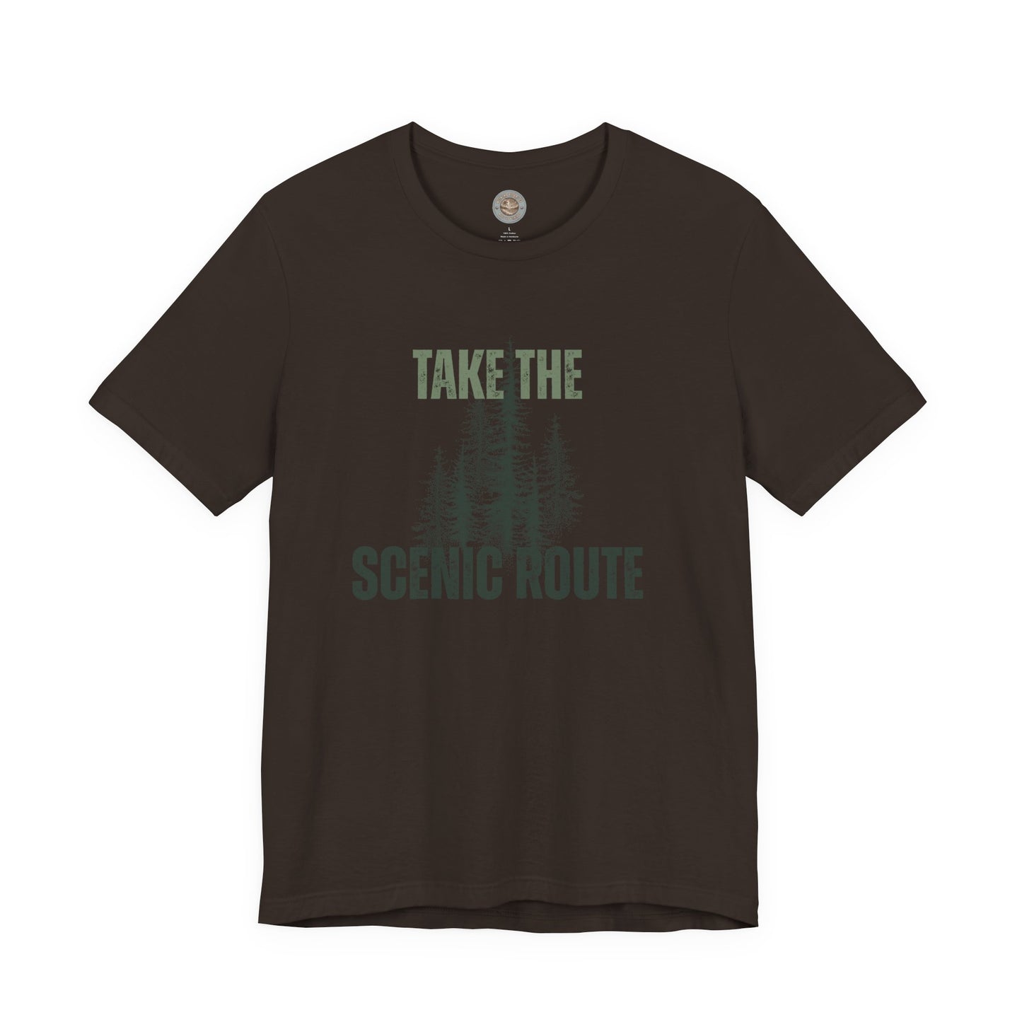 Take the Scenic Route Retro Tee — Vintage Outdoor Adventure T-Shirt