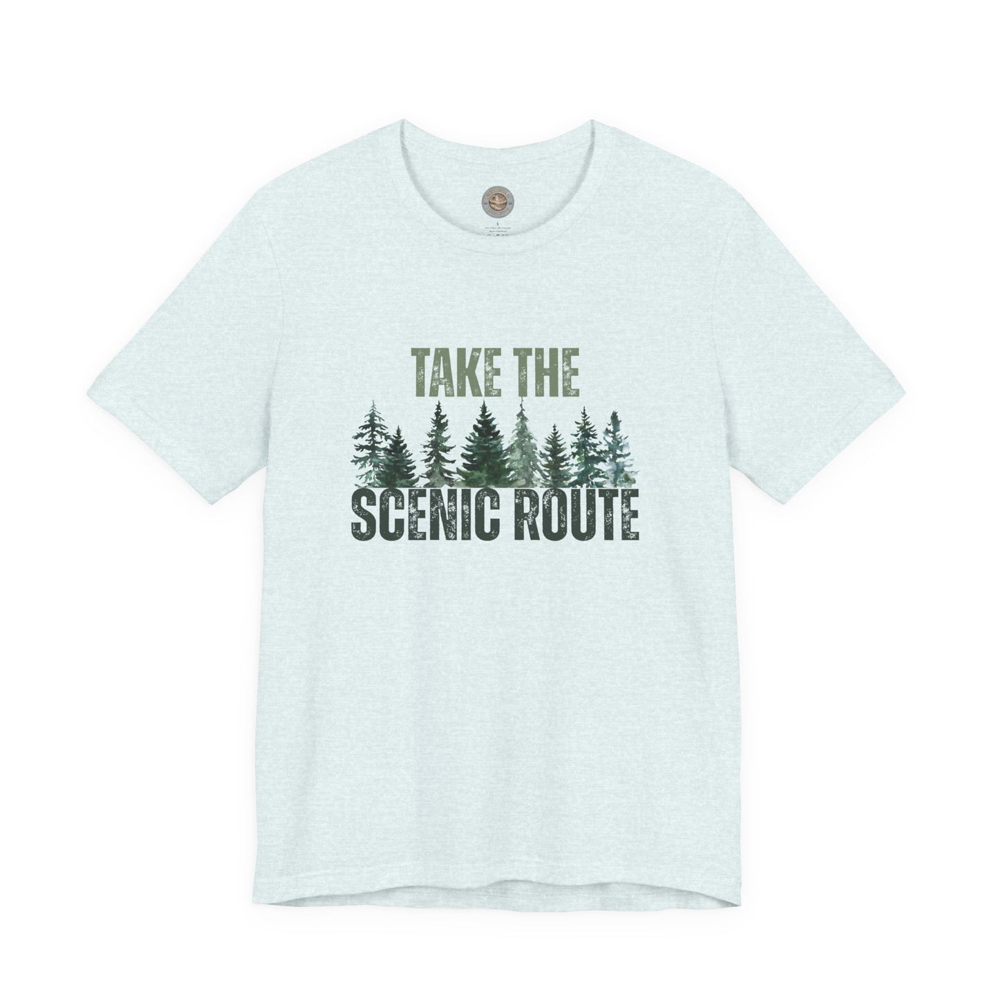 Take the Scenic Route Retro Tee — Vintage Outdoor Adventure T-Shirt