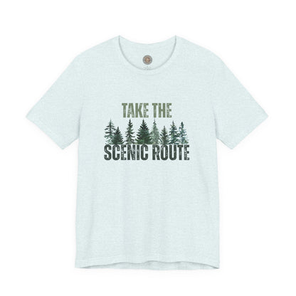 Take the Scenic Route Retro Tee — Vintage Outdoor Adventure T-Shirt