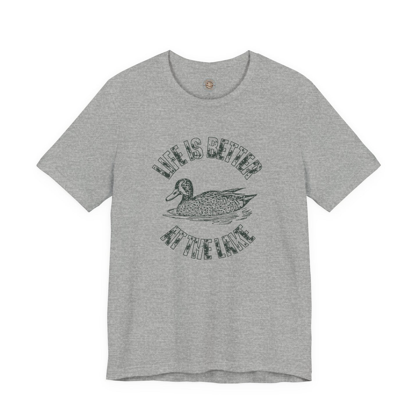 Life Is Better at the Lake Retro Duck Tee