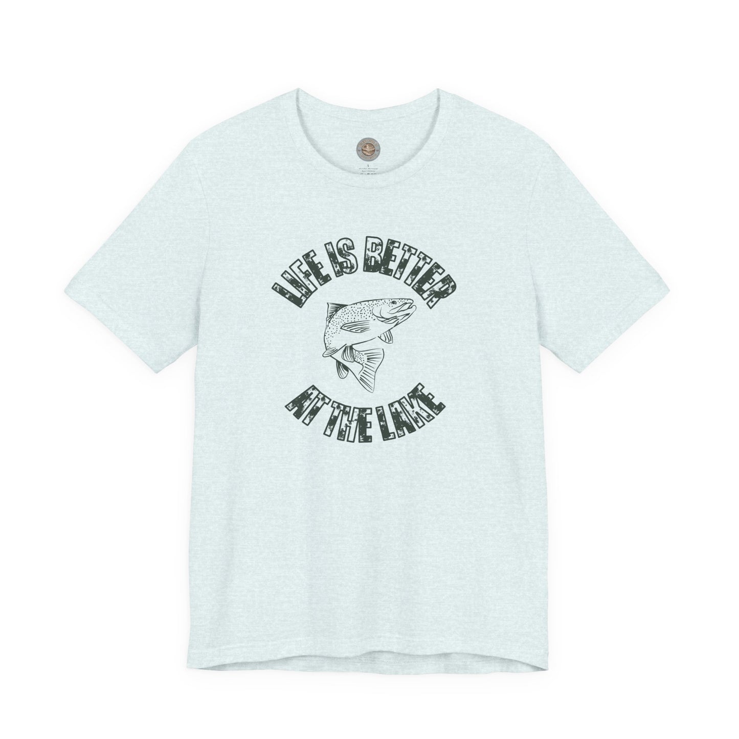 Life Is Better at the Lake Retro Fish Tee