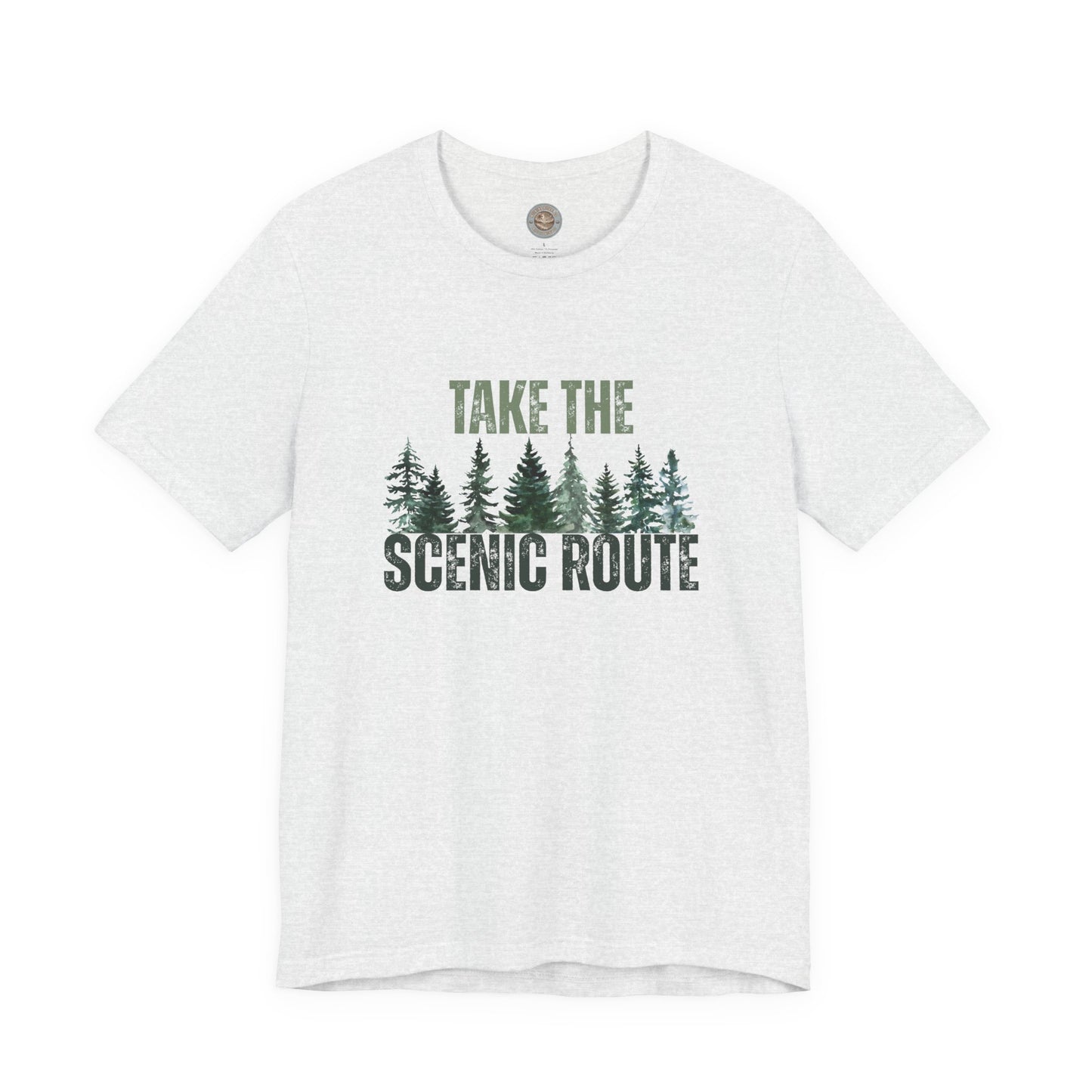Take the Scenic Route Retro Tee — Vintage Outdoor Adventure T-Shirt