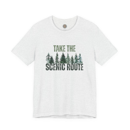 Take the Scenic Route Retro Tee — Vintage Outdoor Adventure T-Shirt