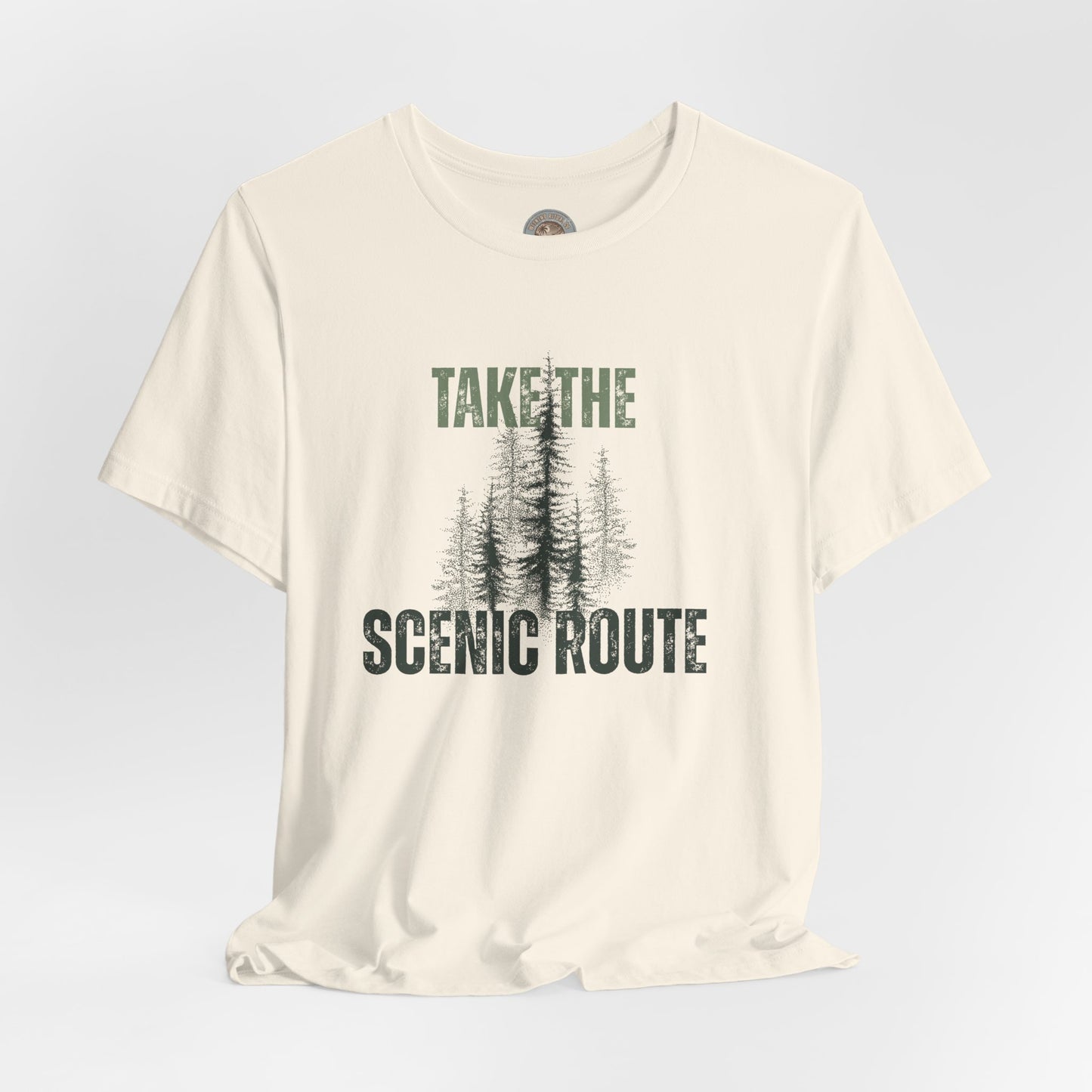 Take the Scenic Route Retro Tee — Vintage Outdoor Adventure T-Shirt