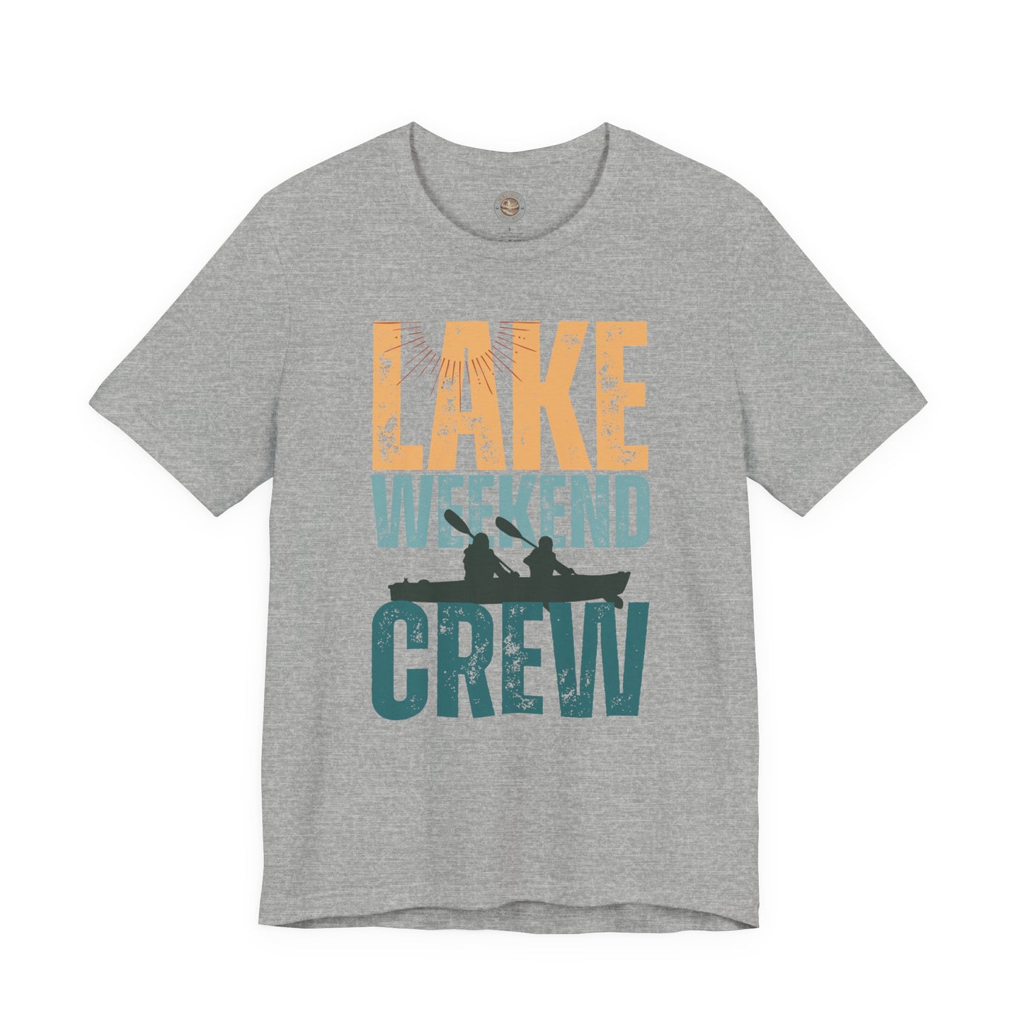 Lake Weekend Crew Paddle Edition Retro Letter Block Tee — Lake Weekend T-Shirt