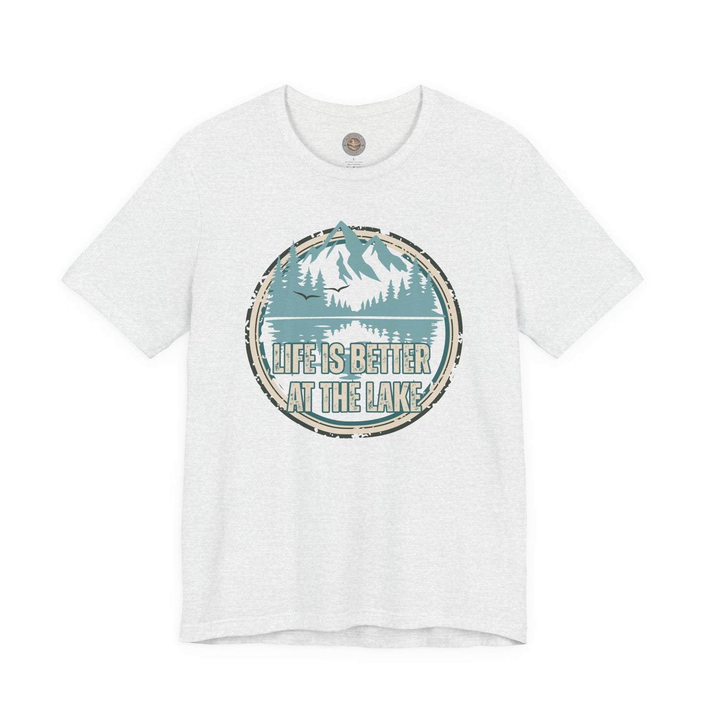 Life Is Better at the Lake Retro Badge T-Shirt