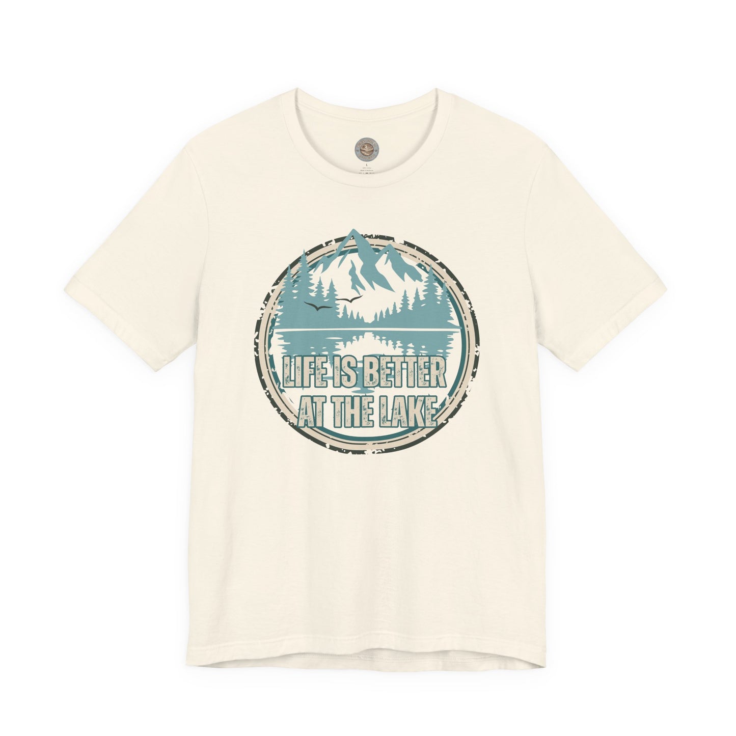 Life Is Better at the Lake Retro Badge T-Shirt