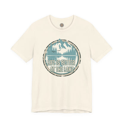 Life Is Better at the Lake Retro Badge T-Shirt