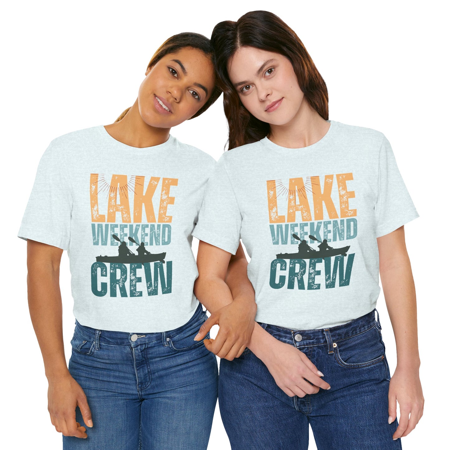 Lake Weekend Crew Paddle Edition Retro Letter Block Tee — Lake Weekend T-Shirt