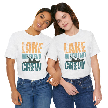 Lake Weekend Crew Paddle Edition Retro Letter Block Tee — Lake Weekend T-Shirt